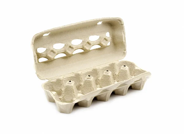 Empty egg carton — Stock Photo, Image