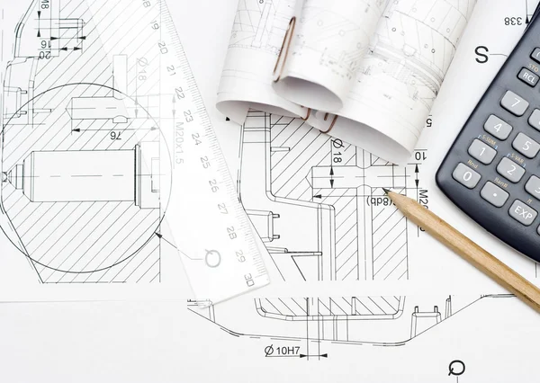 Technical Drawing — Stock Photo, Image