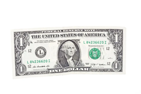 Billete de un dólar estadounidense —  Fotos de Stock