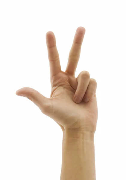 Three fingers — Stock Photo, Image