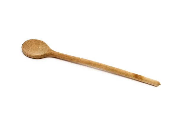 Isolated wooden spoon — Stock Photo, Image