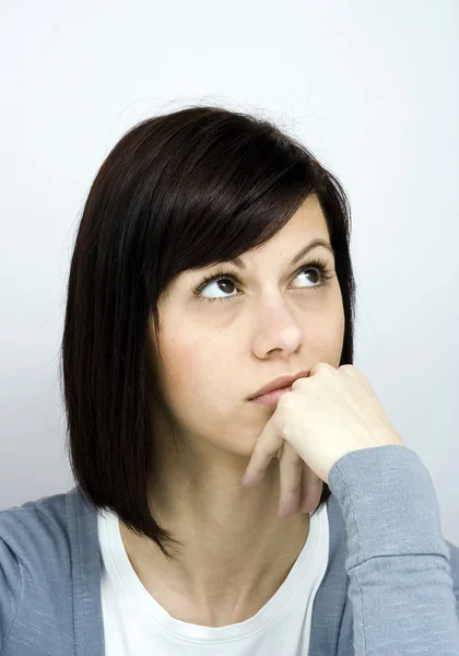 Thoughtful woman — Stock Photo, Image