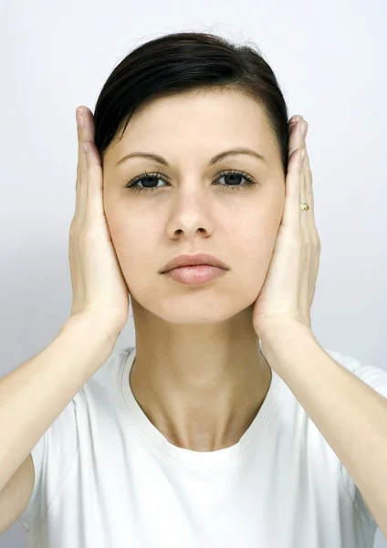 Shut your ears! — Stock Photo, Image