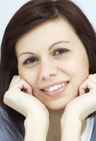 Young women's face — Stock Photo, Image
