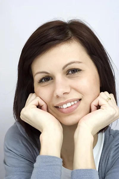 Young women's face — Stock Photo, Image