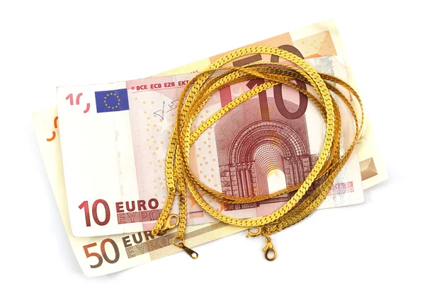 Gold & Money — Stock Photo, Image