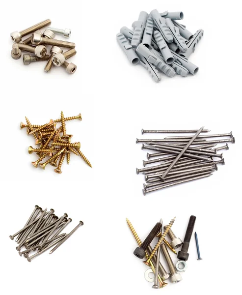 Fasteners collection — Stock Photo, Image