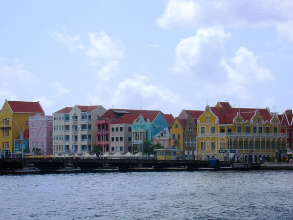 Willemstad Seafront in Curaçao — 图库照片