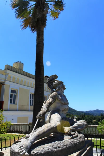 Aquiles moribundos, Palácio de Aquiles - Corfu — Fotografia de Stock