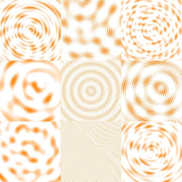 Παρεμβαίνοντας κύματα φόντο - πορτοκαλί & λευκό — Φωτογραφία Αρχείου