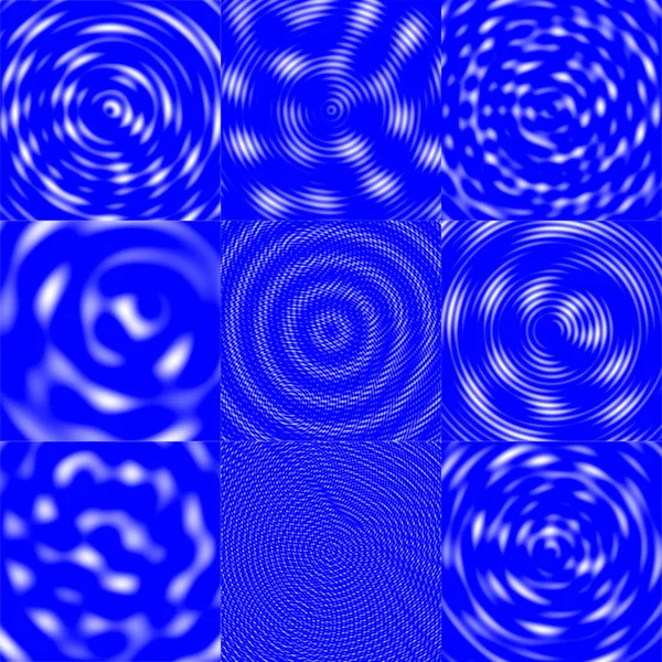 Інвазивний хвилі фону - білий & синій — стокове фото