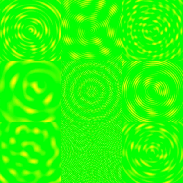 Інвазивний хвилі тло – Жовто & зелений — стокове фото