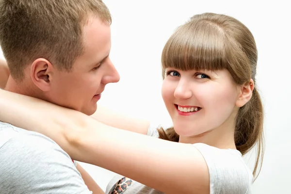 Uomo e donna. Coppia innamorata — Foto Stock