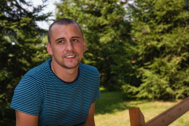 Bir adamın portresi.