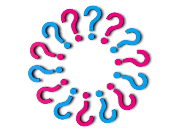 Question marks — Stock Photo, Image