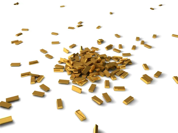 Gold pieces — Stock Photo, Image