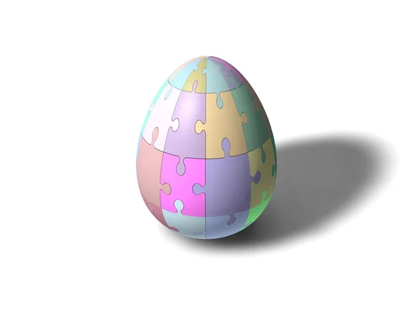 Easter puzle — Stock Photo, Image