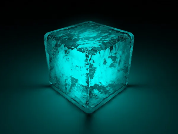 Glowing shape.energy container. — Stock Photo, Image
