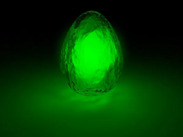Zářící velikonoční vajíčko — Stock fotografie