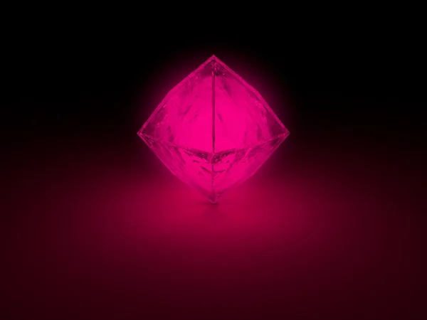 Glowing crystal — Stock Photo, Image