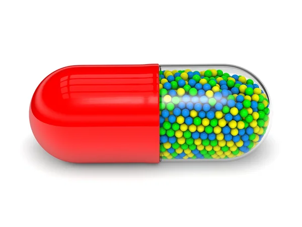 3D tobolka pill. — Stock fotografie