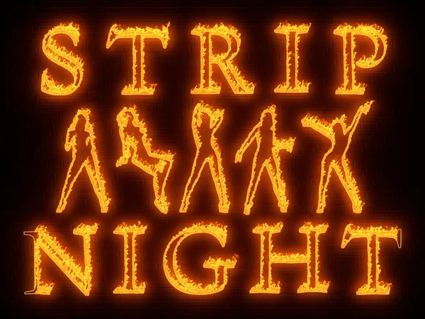 Striptiz bar duvar — Stok fotoğraf