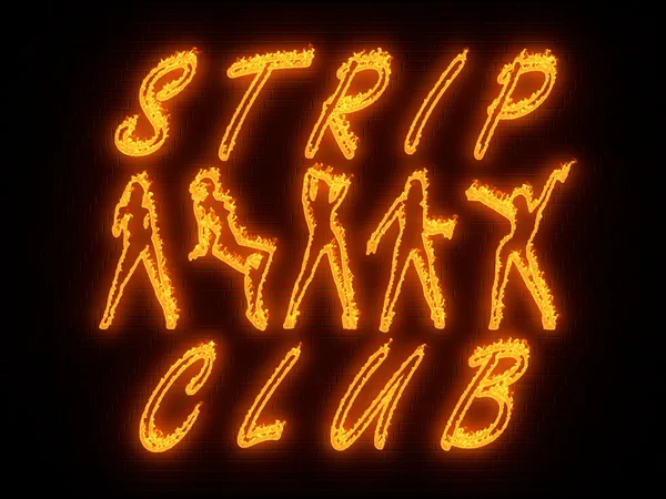 Strip bar vägg — Stockfoto