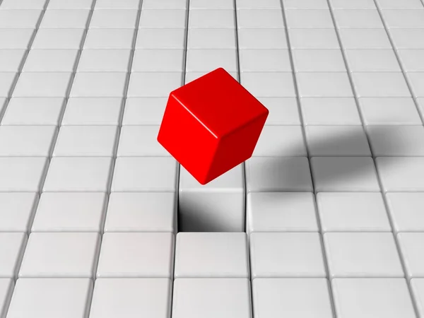 Um cubo — Fotografia de Stock