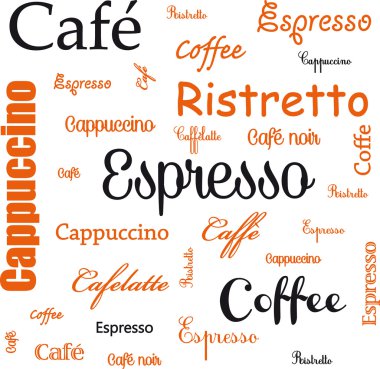 Coffee, espresso, café clipart