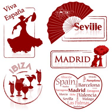 Spain Country Madrid Pamplona clipart