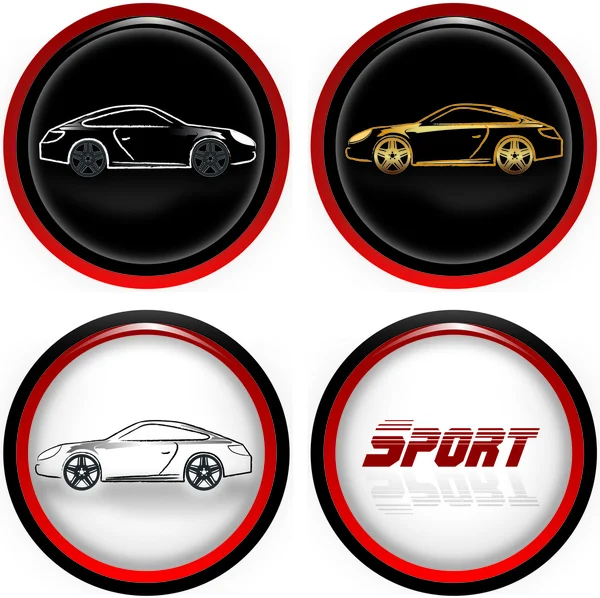 Sport Cars — Stock Vector