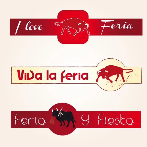 Vviva la feria — Vettoriale Stock