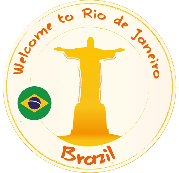 Bienvenue Rio de Janeiro — Image vectorielle