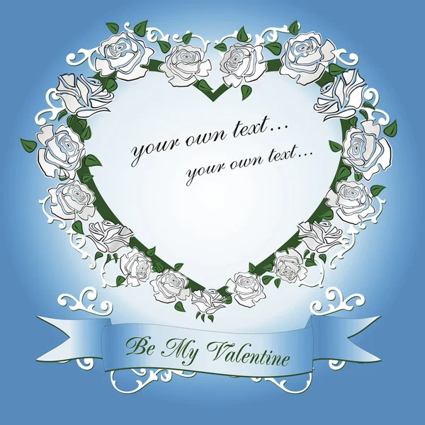 Sevgililer günü mutlu kartıyla vektör