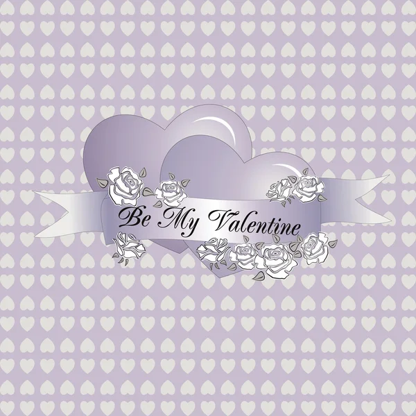 Sevgililer günü mutlu kartıyla vektör