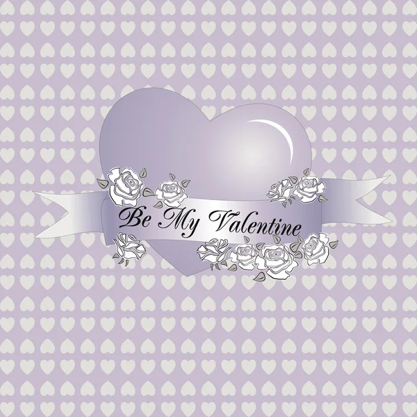 Sevgililer günü mutlu kartıyla vektör