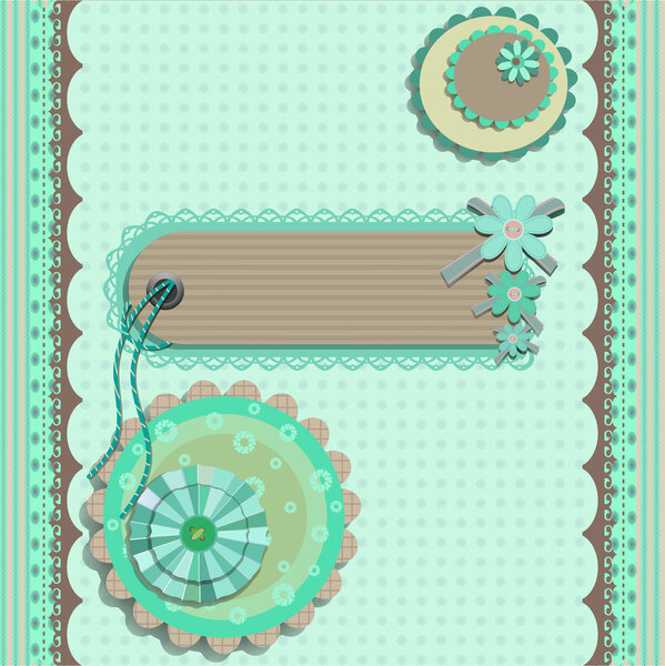 Scrap book design card