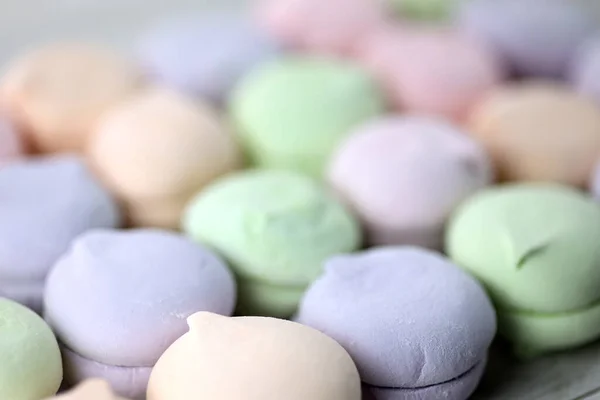 Multicolored Natural Delicious Marshmallow Food Background Many Sweets — Stok fotoğraf