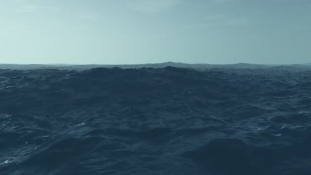 Море шторм — стокове відео