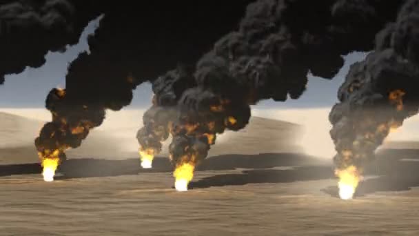Spalování ropy — Stock video