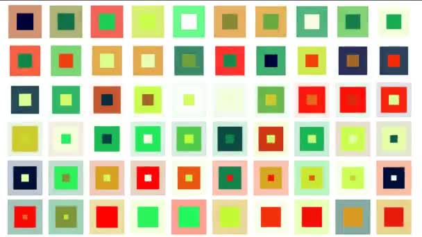 Quadrat abstrakt — Stockvideo