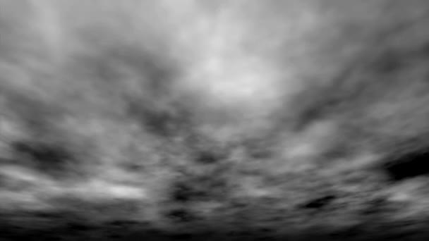 Dark clouds flash — Stock Video
