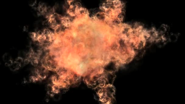 Explosion abstrakt bollen — Stockvideo