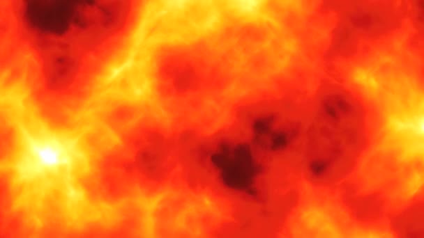 Tűz lángja háttér, absztrakt — Stock videók