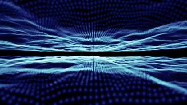 vague futuriste dans l'espace 