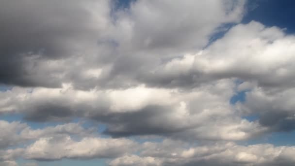 Chmury na niebie upływ czasu — Wideo stockowe