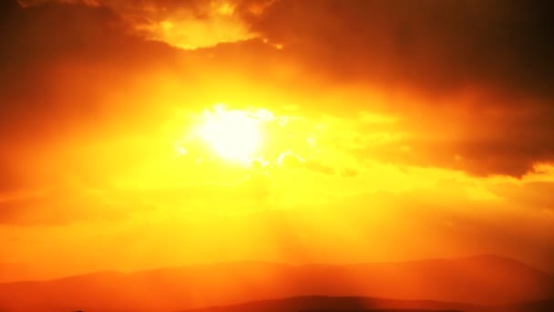 Puesta de sol — Vídeos de Stock