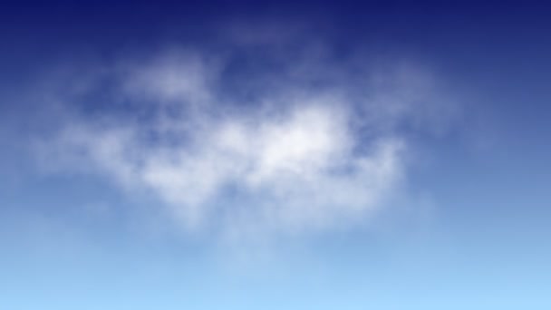 Αφηρημένη σύννεφα μύγα — Αρχείο Βίντεο