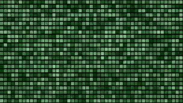 Quadratisches Grün pulsiert — Stockvideo