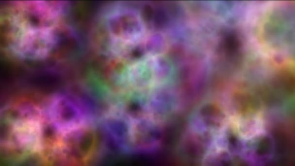 Nebulosa di colore astratto — Video Stock